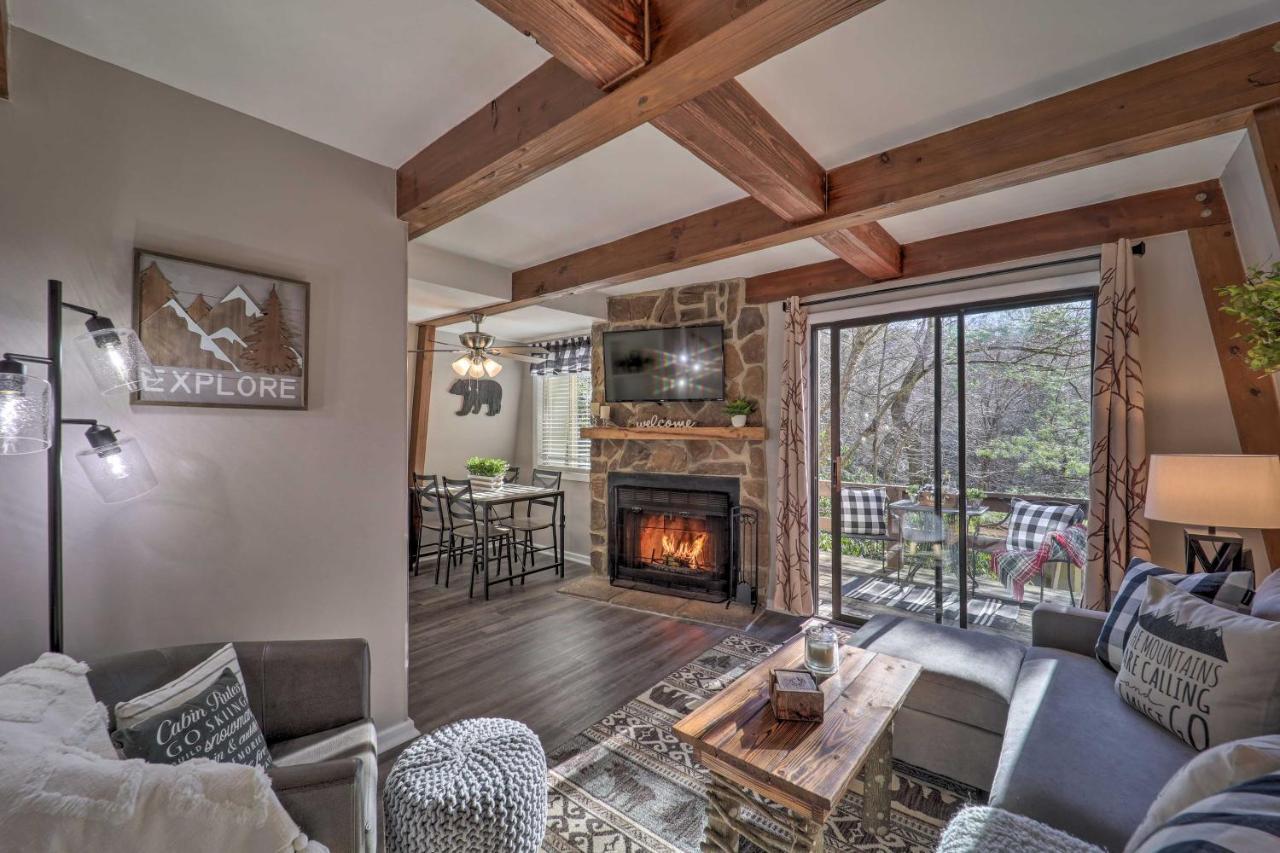 Banner Elk Mountain Retreat With Deck And Fireplace Esterno foto