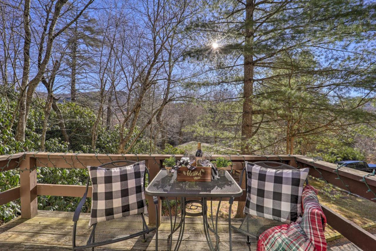 Banner Elk Mountain Retreat With Deck And Fireplace Esterno foto