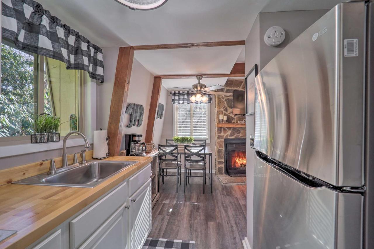 Banner Elk Mountain Retreat With Deck And Fireplace Esterno foto